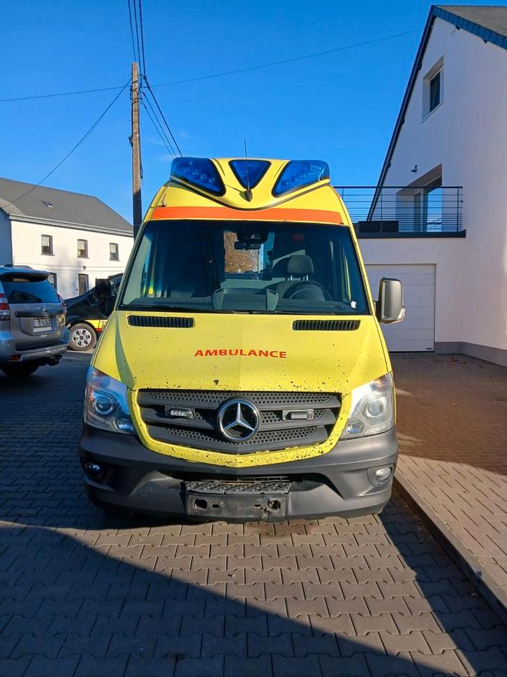 Ambulance Mercedes Sprinter 2015, Auto's, Mercedes-Benz, Particulier, Sprinter Combi, ABS, Airbags, Airconditioning, Bluetooth