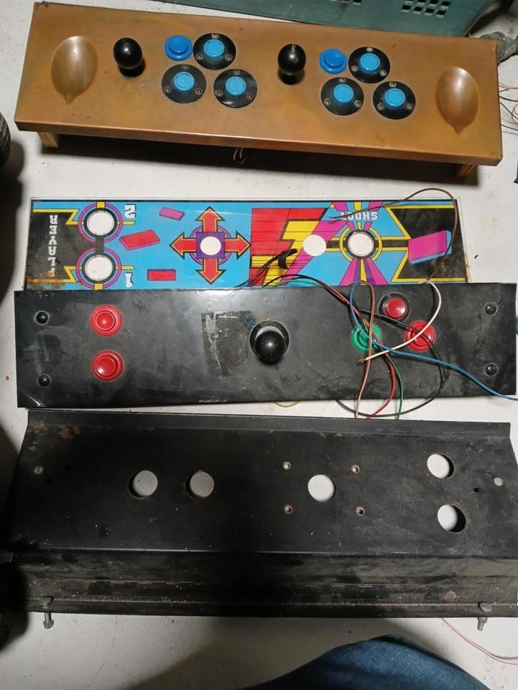Arcade panelen 4 stuks, Verzamelen, Automaten | Overige, Gebruikt, Ophalen of Verzenden