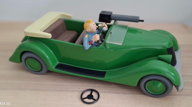 TINTIN HERGE AROUTCHEFF de groene Packard, Verzamelen, Stripfiguren, Gebruikt, Beeldje of Figuurtje, Kuifje, Ophalen