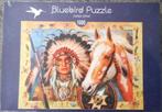 bluebird puzzel 1500 stukjes indian chief, Nieuw, Ophalen of Verzenden