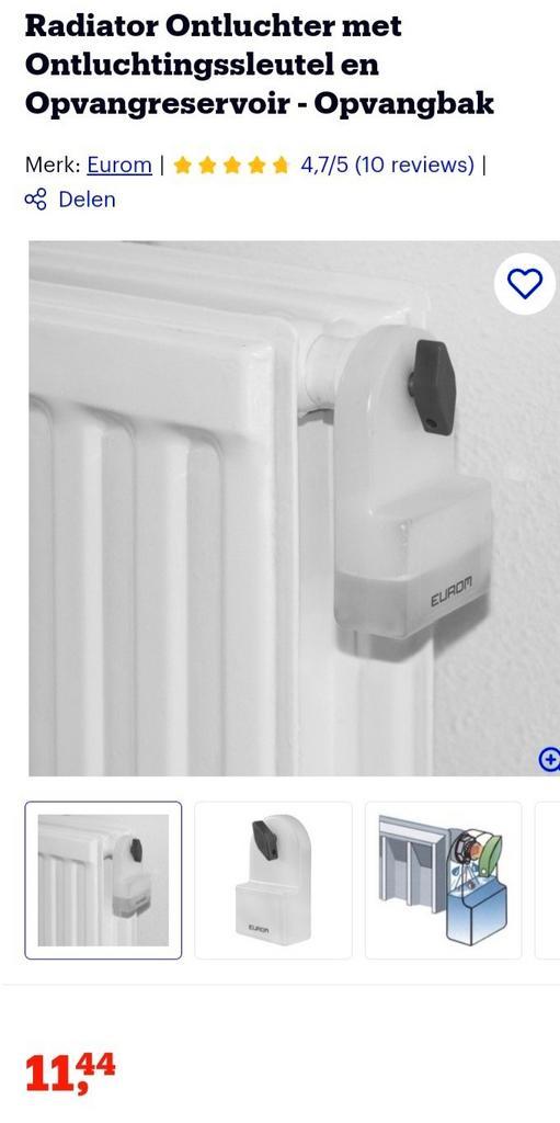 Ontluchters voor radiatoren, MET OPVANGBAKJE !!, Diversen, Rommelmarktspullen, Nieuw, Ophalen