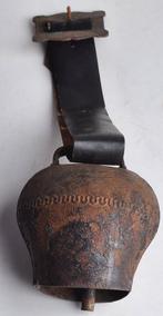 Grande ancienne cloche de vache sonnaille, Antiek en Kunst, Antiek | Brons en Koper, Ophalen of Verzenden