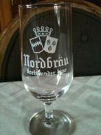 RETRO bierglas Nordbrau, Ophalen of Verzenden, Zo goed als nieuw, Glas of Glazen
