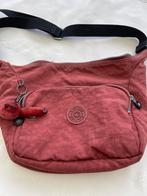 Baksteenkleurige kipplingzak, Handtassen en Accessoires, Tassen | Damestassen, Ophalen of Verzenden, Zo goed als nieuw, Oranje