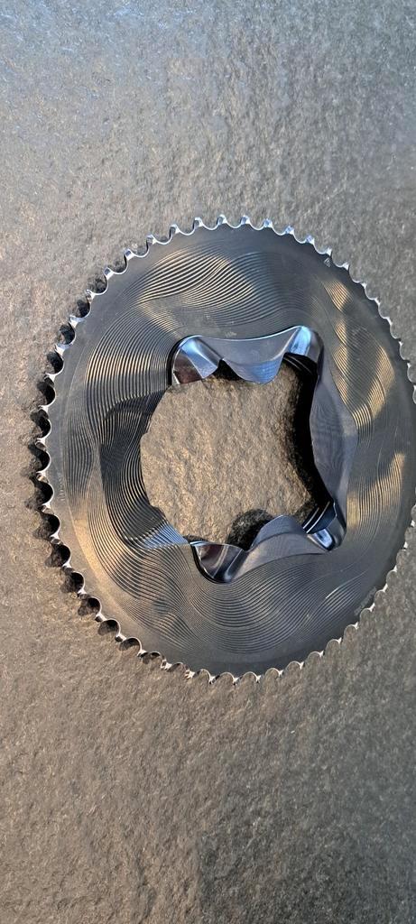 Alugear aero kettingbladset shimano, Fietsen en Brommers, Fietsonderdelen, Zo goed als nieuw, Racefiets, Crankstel of Pedalen