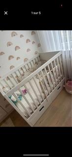 Lit bébé Ikea avec parure et matelas, Enfants & Bébés, Enlèvement, Comme neuf, Lit