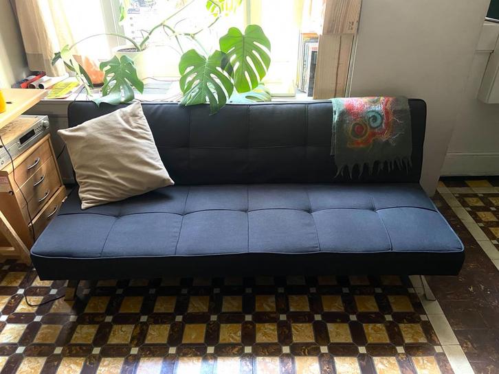 Zetel / slaapbank, Huis en Inrichting, Slaapkamer | Slaapbanken, Gebruikt, Ophalen