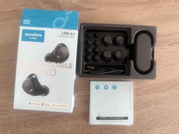 Soundcore Life A1 draadloze oortjes – compleet met doos beschikbaar voor biedingen