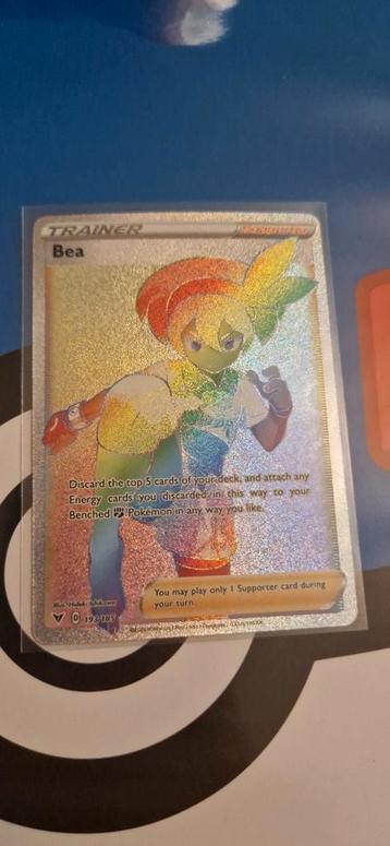 Trainer Bea Pokemonkaart  beschikbaar voor biedingen