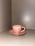 Set à café rose de 8 (J-LINE), Maison & Meubles, Cuisine | Vaisselle, Neuf, Service complet, Enlèvement ou Envoi, Céramique