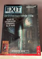 Exit het spel ‘de onheilspellende villa’, Hobby en Vrije tijd, Gezelschapsspellen | Overige, Ophalen, Nieuw, 999 Games