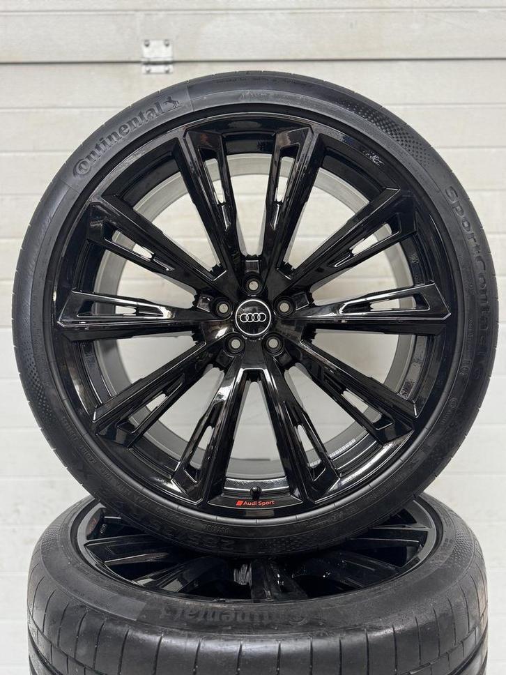 DEMO 23” AUDI Q8 RSQ8 SQ8 ETRON VELGEN ZOMERBANDEN ORIG, Auto-onderdelen, Banden en Velgen, Banden en Velgen, Zomerbanden, Overige maten