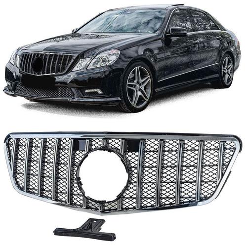 Grill Zwart Chrome Voor Mercedes E Klasse W212 S212, Auto diversen, Tuning en Styling, Verzenden