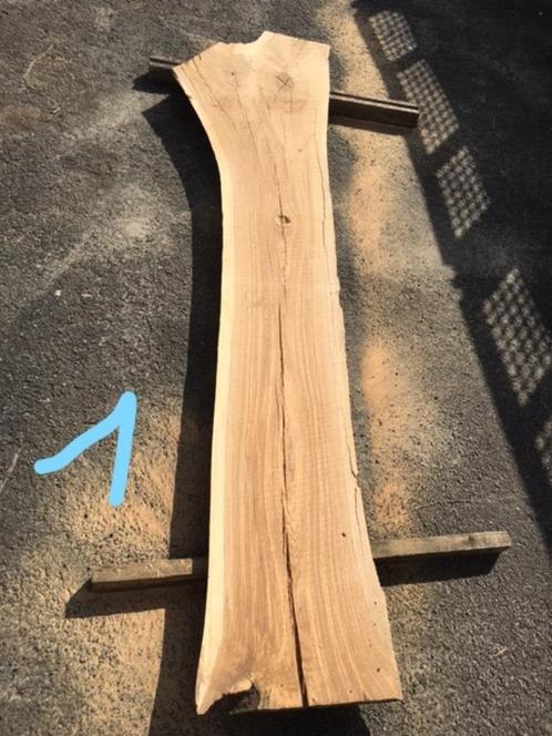 Eiken & es boomstam schaaldelen, Doe-het-zelf en Bouw, Hout en Planken, Zo goed als nieuw, Overige typen, Eiken, 25 tot 50 mm