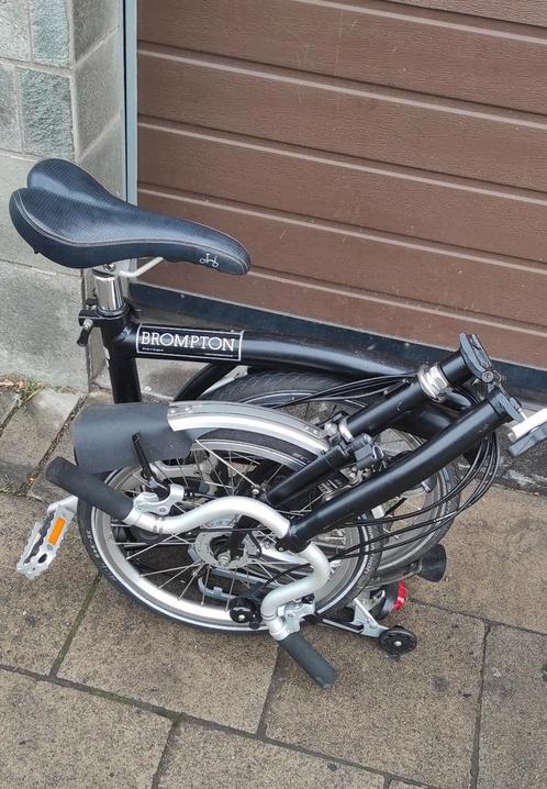 vouwfiets Brompton met 6 versnellingen, Fietsen en Brommers, Fietsen | Vouwfietsen, Gebruikt, Brompton, Totaal opvouwbaar, Versnellingen