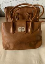 Superbes sacs pour femmes en cuir véritable (deux pour 50€), Comme neuf, Beige, Enlèvement ou Envoi