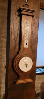 Oude thermometer  barometer, Gebruikt, Barometer, Ophalen