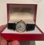 Vintage Cartier Vermeil dames horloge, Handtassen en Accessoires, Ophalen of Verzenden, Goud, Goud