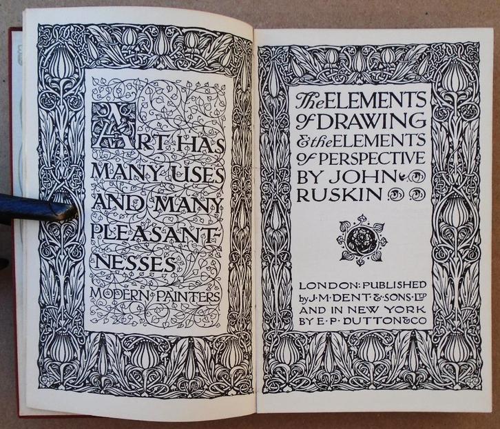 The Elements of Drawing & the Elements of Perspective - 1912, Antiquités & Art, Art | Peinture | Classique, Envoi