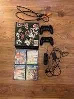 PS4 met benodigdheden, Games en Spelcomputers, Ophalen, Met 2 controllers, Original, Gebruikt