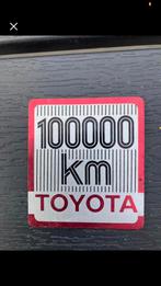 Toyota embleem 100000 km, Ophalen of Verzenden, Zo goed als nieuw