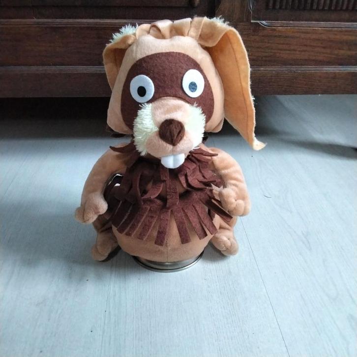 zoef de haas fabeltjeskrant grote handpop poppenkastpop, Kinderen en Baby's, Speelgoed | Knuffels en Pluche, Gebruikt, Ophalen of Verzenden