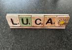 Naambordje ‘Luca’, Kinderen en Baby's, Kinderkamer | Inrichting en Decoratie, Ophalen, Zo goed als nieuw