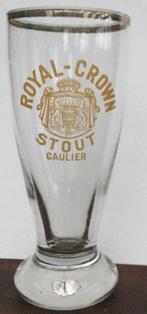 Bier brouwerij Royal Crown Caulier Laken, Verzamelen, Biermerken, Ophalen of Verzenden