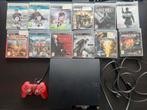 ps3-console + 12 games, Games en Spelcomputers, Spelcomputers | Sony PlayStation 3, Ophalen of Verzenden, Zo goed als nieuw, Slim
