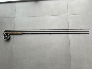 vliegvishengel Shimano met Leeda reel beschikbaar voor biedingen
