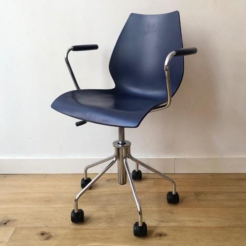 KARTELL MAUI BUREAUSTOEL, Huis en Inrichting, Bureaustoelen, Gebruikt, Bureaustoel, Blauw, Ophalen