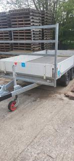 Geremde Anssems plateau aanhangwagen 2000kg 3m30x1m80cm, Auto diversen, Aanhangers en Bagagewagens, Ophalen, Zo goed als nieuw