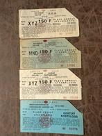 4 tickets belgie, Verzamelen, Verzenden, Gebruikt, Overige typen
