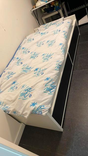 Ikea bed 1 persoons, Huis en Inrichting, Ophalen, Gebruikt, 90 cm, Eenpersoons