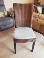 6 Chaises salle-à-manger Lloyd LOOM Originals, Huis en Inrichting, Stoelen, Ophalen, Overige materialen, Bruin, Lloyd LOOM Originals