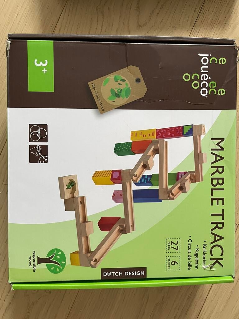 Circuit à billes en bois - jouéco, Enlèvement, Comme neuf