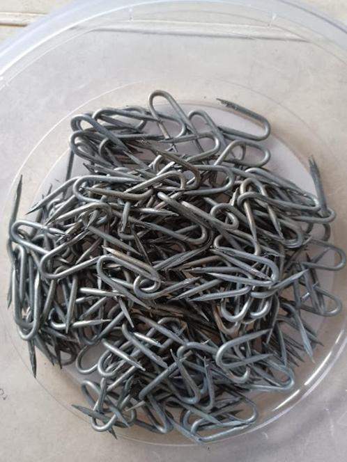 Krammen -kramnagel, Tuin en Terras, Schuttingen, Nieuw, IJzer, Ophalen of Verzenden
