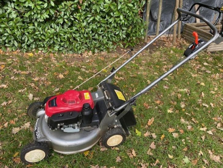 HONDA HRD 536 + mulchen, Tuin en Terras, Grasmaaiers, Zo goed als nieuw, Benzine-grasmaaier, 50 cm of meer, Cirkelmaaier, Mulchfunctie