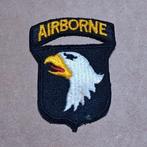 WW2 US Army 101st Airborne Division schouderpatch, Collections, Emblème ou Badge, Armée de terre, Enlèvement ou Envoi