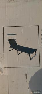 Ligbed met zonnescherm, Ophalen, Nieuw