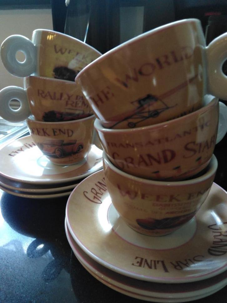 12-delig koffieservies, Huis en Inrichting, Keuken | Servies, Zo goed als nieuw, Ophalen of Verzenden