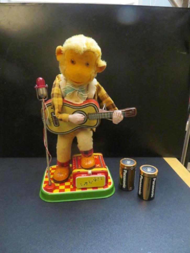 blikken speelgoed rock and roll monkey, Antiek en Kunst, Antiek | Speelgoed, Verzenden