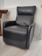 Zwarte relaxzetel - fauteuil, Ophalen, Zo goed als nieuw