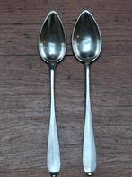 2 zilveren koffielepels 19e eeuw, Antiek en Kunst, Ophalen of Verzenden