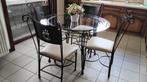 Tafel + 4 stoelen in perfecte staat., Huis en Inrichting, Ophalen, Zo goed als nieuw