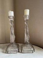 2 bougeoirs Vallerysthal, Verre