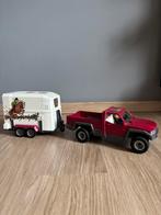 Schleich jeep en trailer, Ophalen
