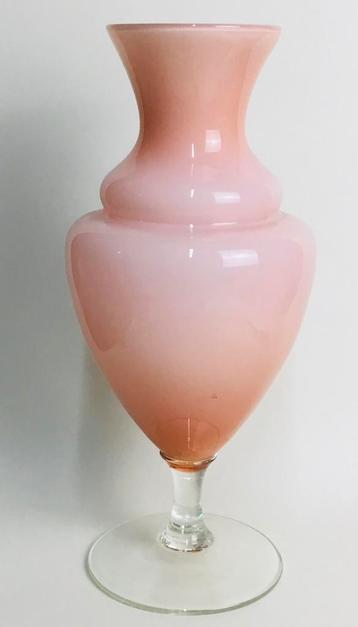 Vintage design opaline Empoli glazen vaas Florence Italië beschikbaar voor biedingen