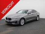 BMW 5 Reeks Berline 518d 100kW Aut. M Interieur | Zetelverwa, Auto's, BMW, 4 deurs, Gebruikt, Zwart, 4 cilinders