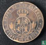 5 centimos de escudo 1868 spanje, Postzegels en Munten, Losse munt, Overige landen, Verzenden